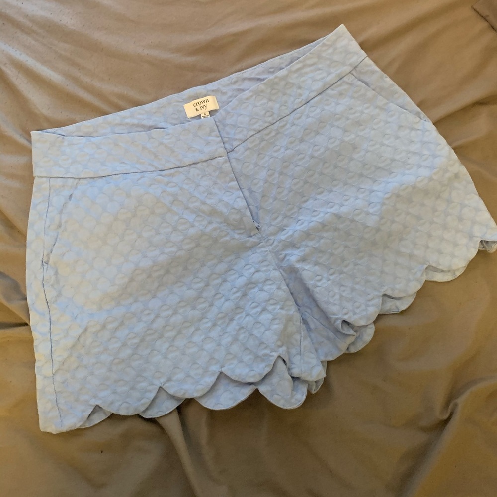 Crown and Ivy Scallop Shorts
